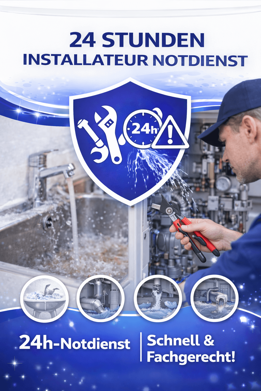 24 Stunden Installateur Notdienst